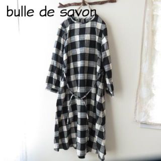 ビュルデサボン(bulle de savon)のbulle de savon ビュルデサボン　ネル綿ワンピース(ひざ丈ワンピース)