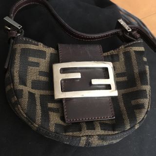 フェンディ(FENDI)のフェンディ ズッカ柄 ミニポーチ(ポーチ)