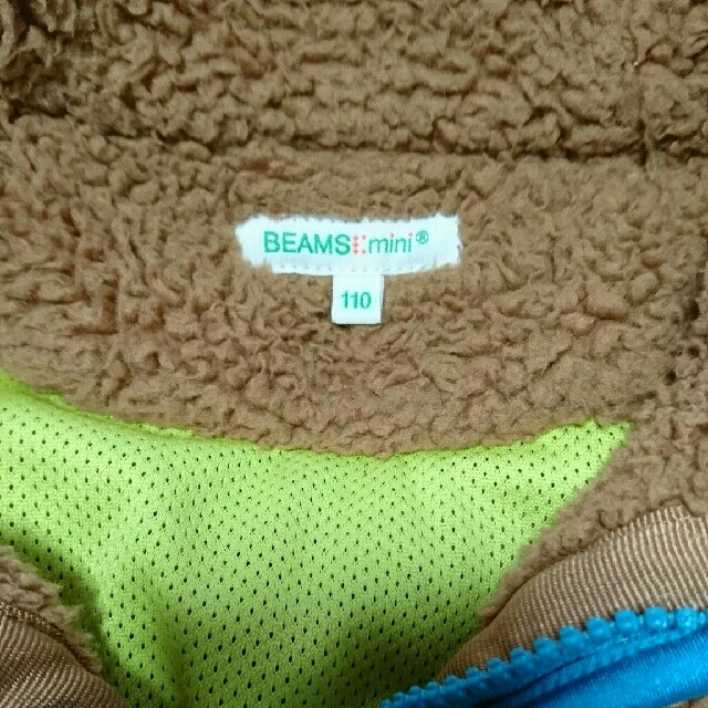 こども ビームス(コドモビームス)のBEAMS mini クマ耳 パーカー 110サイズ キッズ/ベビー/マタニティのキッズ服男の子用(90cm~)(ジャケット/上着)の商品写真