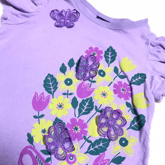ANNA SUI mini(アナスイミニ)のアナスイミニ ANNA SUI mini 90 花  キッズ/ベビー/マタニティのキッズ服女の子用(90cm~)(Tシャツ/カットソー)の商品写真