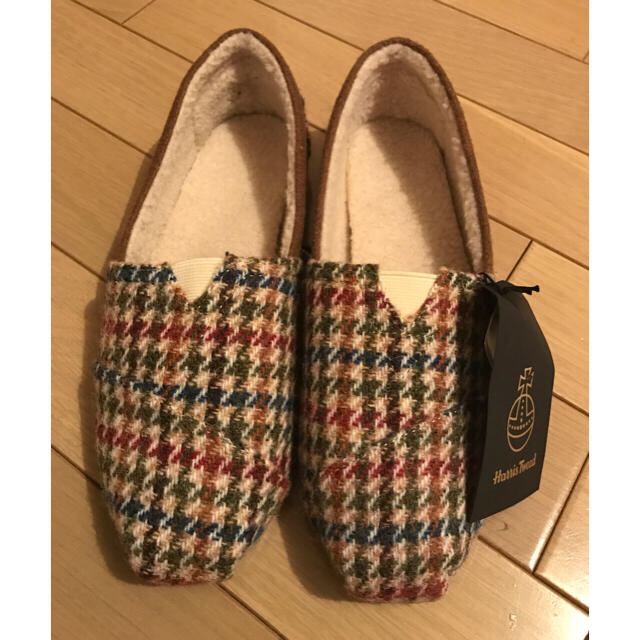 Harris Tweed(ハリスツイード)のHarris tweed 新品未使用 キッズ/ベビー/マタニティのベビー靴/シューズ(~14cm)(フラットシューズ)の商品写真