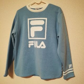 フィラ(FILA)の【新品】FILA 160 トレーナー 水色 裏起毛(Tシャツ/カットソー)