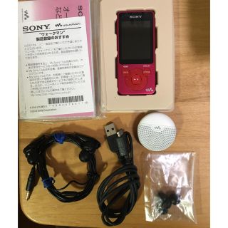 ウォークマン(WALKMAN)のウォークマンEシリーズNW- E083 4GB レッド(ポータブルプレーヤー)