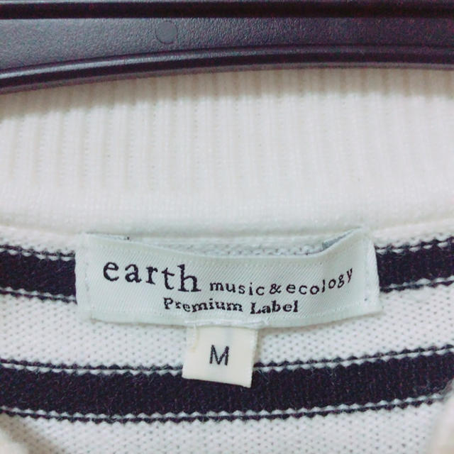 earth music & ecology(アースミュージックアンドエコロジー)のearth music&ecology ボーダーニット レディースのトップス(ニット/セーター)の商品写真