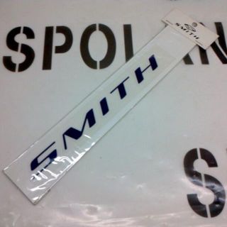 スミス(SMITH)のSMITH スミス ステッカー WARD LOGO STICKER 17cm紺白(アクセサリー)