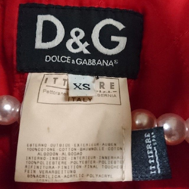 DOLCE&GABBANA(ドルチェアンドガッバーナ)のD&G☆DOLCE＆GABBANA冬用Ｇジャン👕 レディースのジャケット/アウター(Gジャン/デニムジャケット)の商品写真