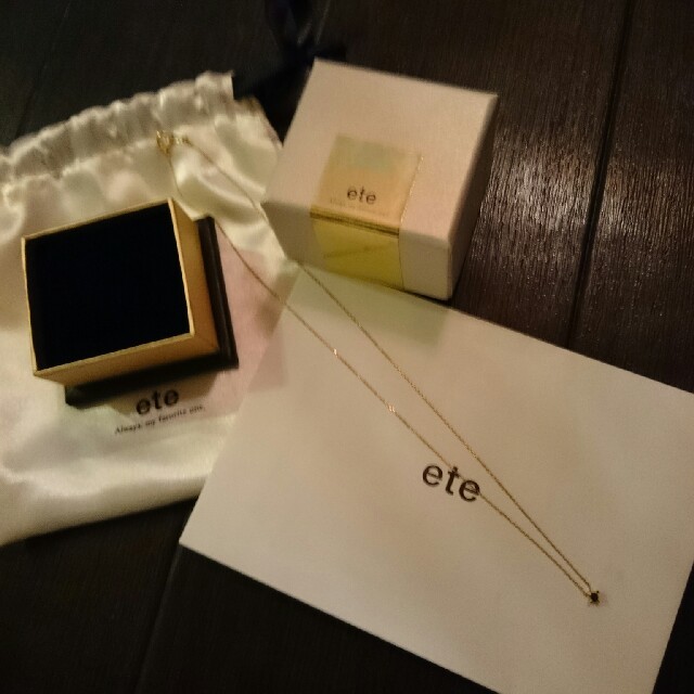 ete(エテ)のエテ ブラックダイヤ 18K レディースのアクセサリー(ネックレス)の商品写真