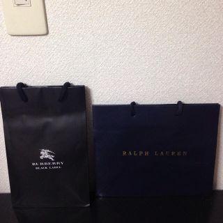 ラルフローレン(Ralph Lauren)のラルフローレン、バーバリー ブラックレーベル ショップ袋 各1枚 計2枚➕おまけ(ショップ袋)