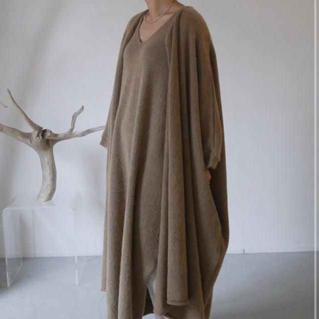 BEAUTY&YOUTH UNITED ARROWS(ビューティアンドユースユナイテッドアローズ)のargue kid-mohair shaggy dress&gown レディースのフォーマル/ドレス(ロングドレス)の商品写真