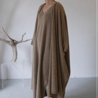 ビューティアンドユースユナイテッドアローズ(BEAUTY&YOUTH UNITED ARROWS)のargue kid-mohair shaggy dress&gown(ロングドレス)