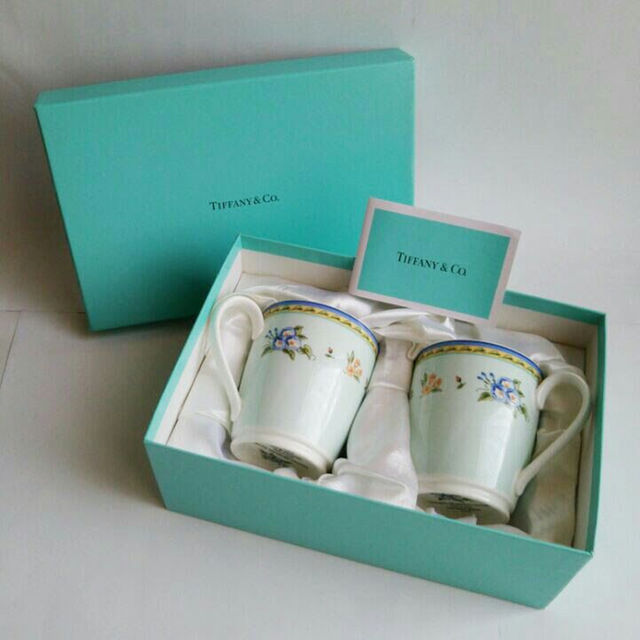 【値下】Tiffany ＆ Co ティファニー ペアマグカップ【新品・未使用】