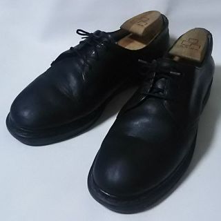 ドクターマーチン(Dr.Martens)の名作王道!ドクターマーチン高級牛革レザー3ホールシューズ黒28cm(ドレス/ビジネス)