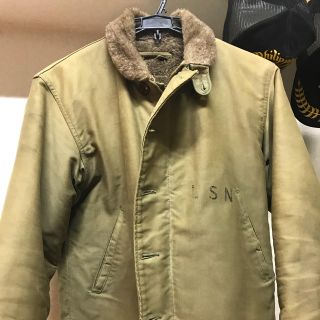 40's VINTAGE U.S.NAVY N-1 DECK JACKETの通販 by M.J.K's shop｜ラクマ