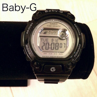 カシオ(CASIO)のBaby-G 黒×シルバー(腕時計)