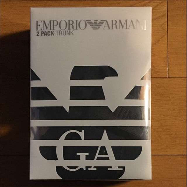 Emporio Armani(エンポリオアルマーニ)の【新品未使用箱付き】EMPORIO ARMANI ボクサーパンツ紺色セット(L) メンズのメンズ その他(その他)の商品写真