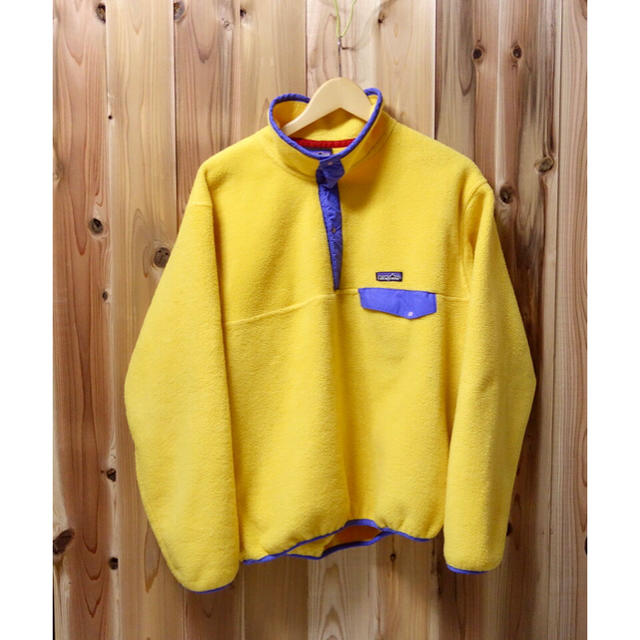 patagonia(パタゴニア)の早い者勝ち パタゴニア シンチラ メンズＬ 黄色 スナップＴ  メンズのジャケット/アウター(ブルゾン)の商品写真