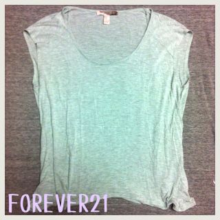 フォーエバートゥエンティーワン(FOREVER 21)のF21 ミントグリーンTシャツ(Tシャツ(半袖/袖なし))