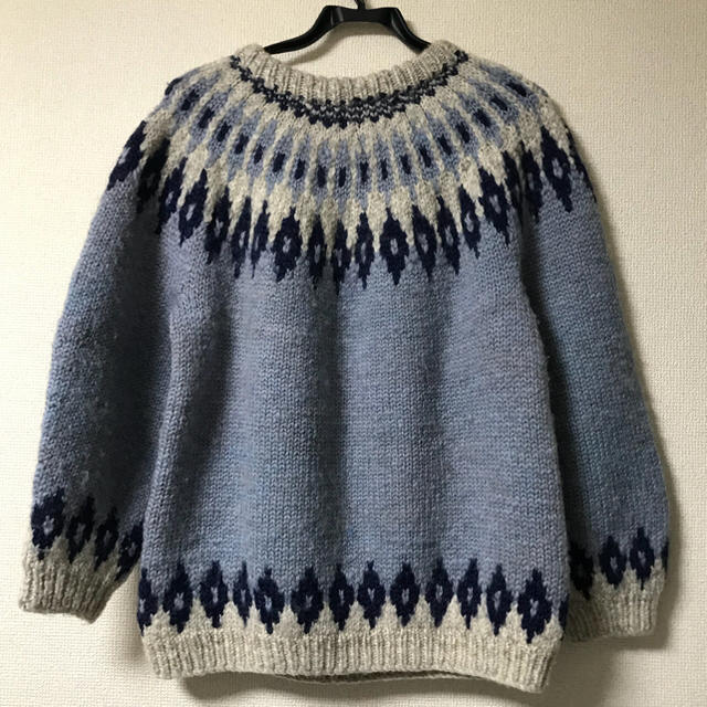 ☆ ニュージーランド製 THE WOOL STUDIO ノルディック ニット ☆