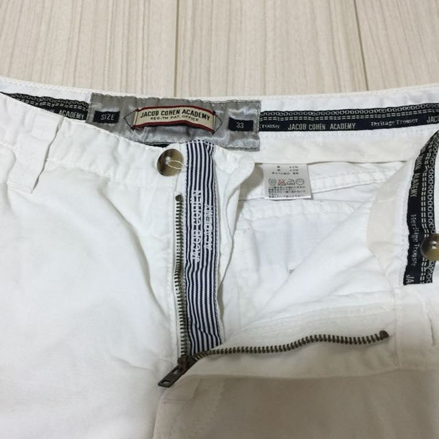 JACOB COHEN(ヤコブコーエン)のJACOB COHEN ホワイトジーンズ メンズのパンツ(デニム/ジーンズ)の商品写真