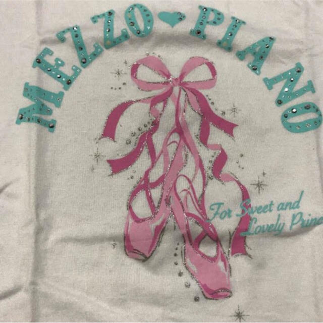 mezzo piano(メゾピアノ)のMEZZO♡PIANO バレエ カットソー150 キッズ/ベビー/マタニティのキッズ服女の子用(90cm~)(Tシャツ/カットソー)の商品写真