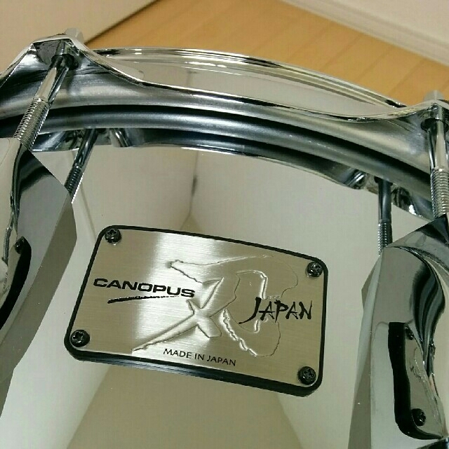 カノウプス　刃スティール14×6.5中古美品 楽器のドラム(スネア)の商品写真