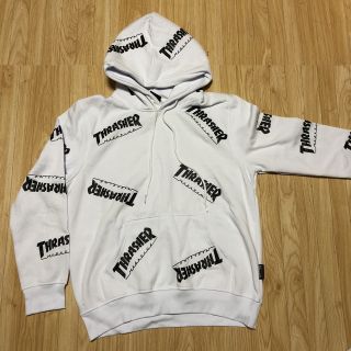 スラッシャー(THRASHER)の新品 THRASHER パーカー 白(パーカー)