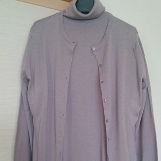 ジョンスメドレー(JOHN SMEDLEY)の【美品】john smedley アンサンブル（M）(カーディガン)