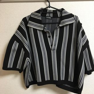 RAF SIMONS - ラフシモンズ ショートニットポロシャツの通販 by ご ...