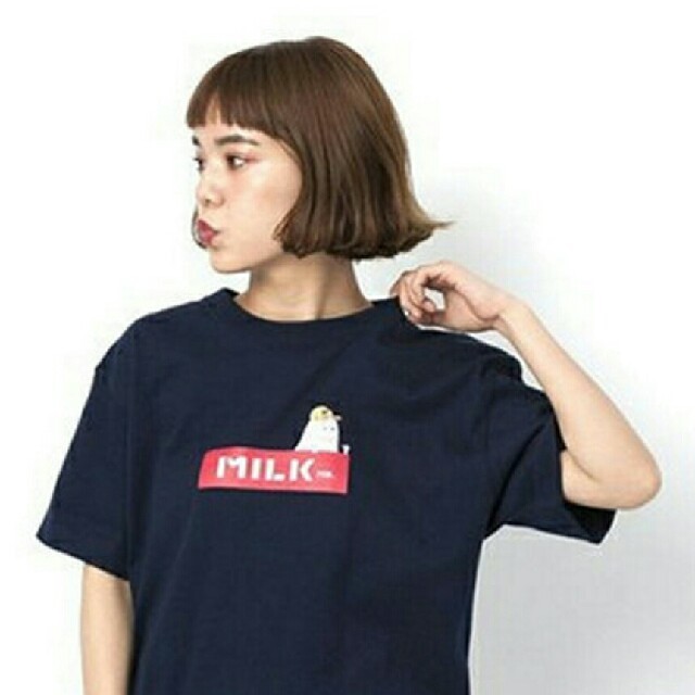 MILKFED.(ミルクフェド)の新品　MILKFED　Tシャツ レディースのトップス(Tシャツ(半袖/袖なし))の商品写真