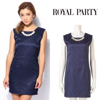 ロイヤルパーティー(ROYAL PARTY)のROYALPARTYワンピ♡エモダRadyデュラスリエンダリップムルーアマウジー(ミニワンピース)