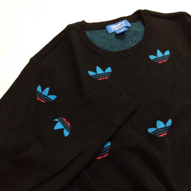 adidas(アディダス)のオコたま様・adidas Originals トレフォイル ニット メンズのトップス(ニット/セーター)の商品写真