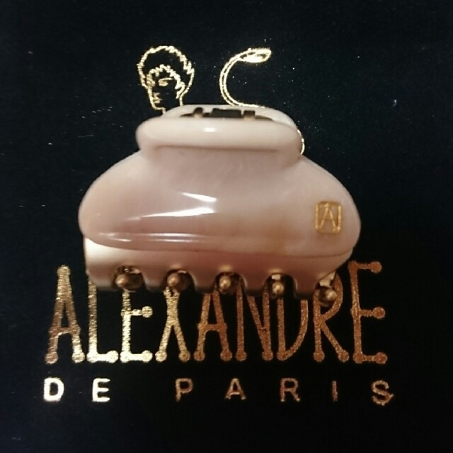 Alexandre de Paris(アレクサンドルドゥパリ)のアレクサンドル ドゥ パリ クリップ4.5cm ベージュ レディースのヘアアクセサリー(バレッタ/ヘアクリップ)の商品写真