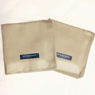 バーバリー(BURBERRY)の未使用バーバリーハンカチ2枚セット(ハンカチ)