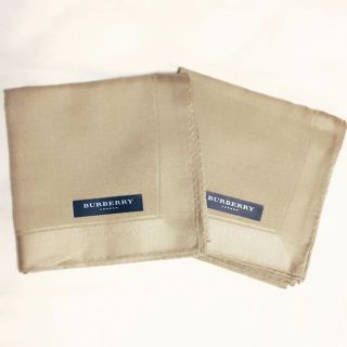 バーバリー(BURBERRY)の未使用バーバリーハンカチ2枚セット(ハンカチ)