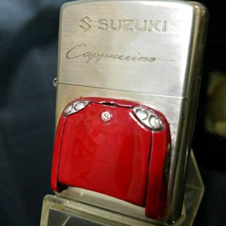 ジッポー(ZIPPO)の中古美品❤01K'ZIPPOスズキカプチーノ❤ボンネットオープン❤送料無料❤(タバコグッズ)