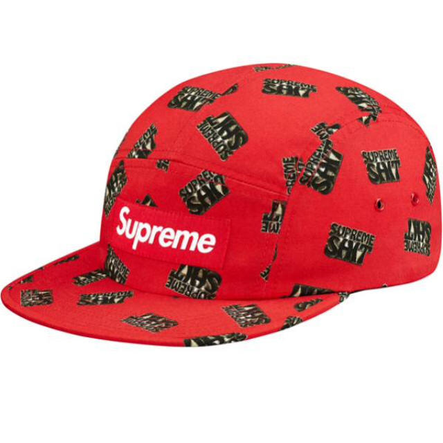 Supreme(シュプリーム)の新品 国内店舗 17ss Supreme Shit Camp Cap レッド メンズの帽子(キャップ)の商品写真