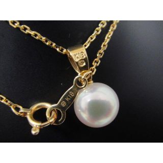 ミキモト(MIKIMOTO)のミキモトパールネックレス　K18　真珠　MIKIMOTO　箱無(ネックレス)