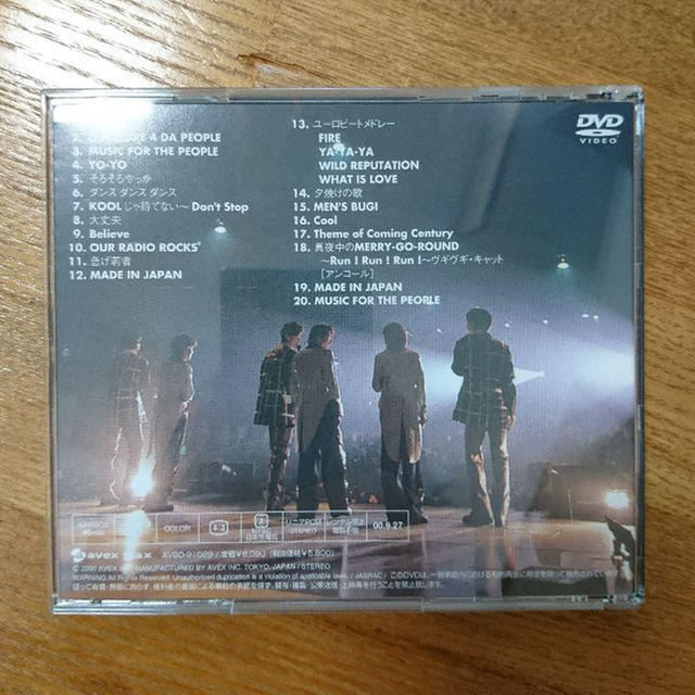 V6(ブイシックス)のV6 DVD LIVE FOR THE PEOPLE・Very happy エンタメ/ホビーのエンタメ その他(その他)の商品写真