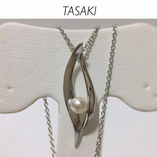 タサキ(TASAKI)の【未使用品】TASAKI 本真珠一粒シルバーネックレス(ネックレス)