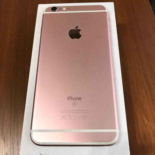 Apple(アップル)の【状態良】iPhone6s plus 64GB SIMフリー, RoseGold スマホ/家電/カメラのスマートフォン/携帯電話(スマートフォン本体)の商品写真