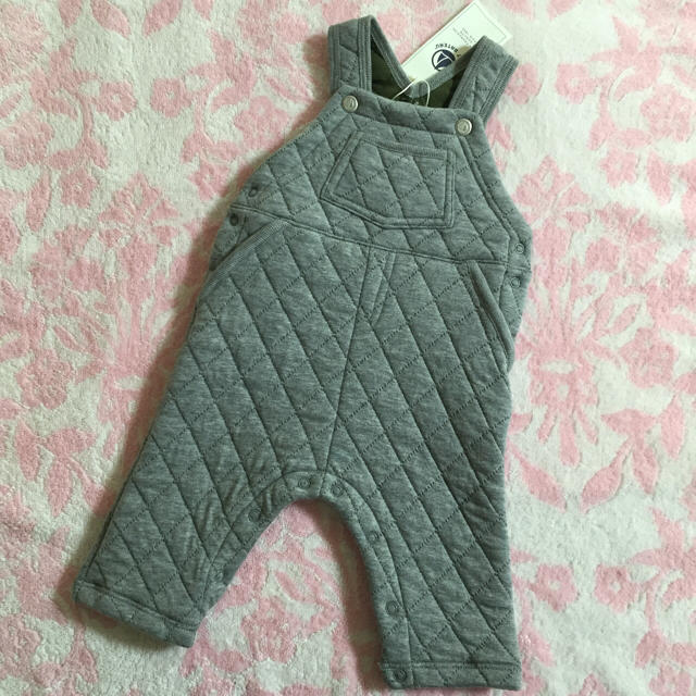 値下げ♡Petit Bateau♡プチバトー キルト ロンパース 3M 60