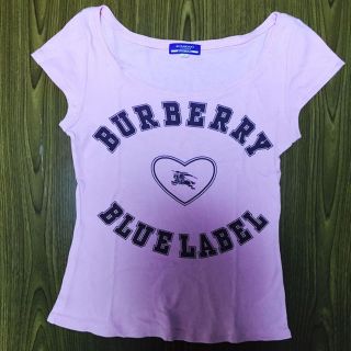 バーバリーブルーレーベル(BURBERRY BLUE LABEL)のバーバリーブルーレーベル★ピンクTシャツ 日本製(その他)