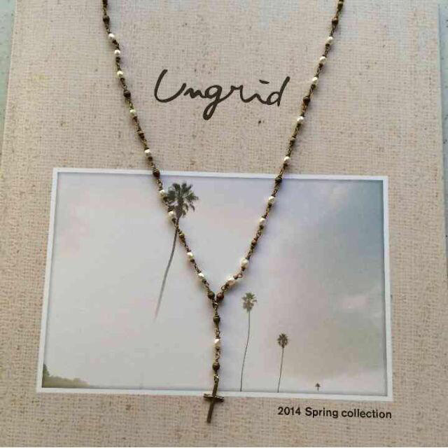 Ungrid(アングリッド)のungrid ビーズロザリオ 最終値下げ レディースのアクセサリー(ネックレス)の商品写真