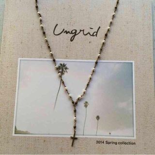 アングリッド(Ungrid)のungrid ビーズロザリオ 最終値下げ(ネックレス)