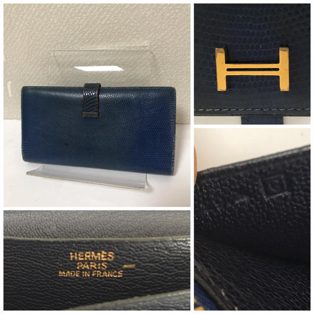 Hermes(エルメス)のエルメス 長財布 ベアンクラシック リザード レディースのファッション小物(財布)の商品写真