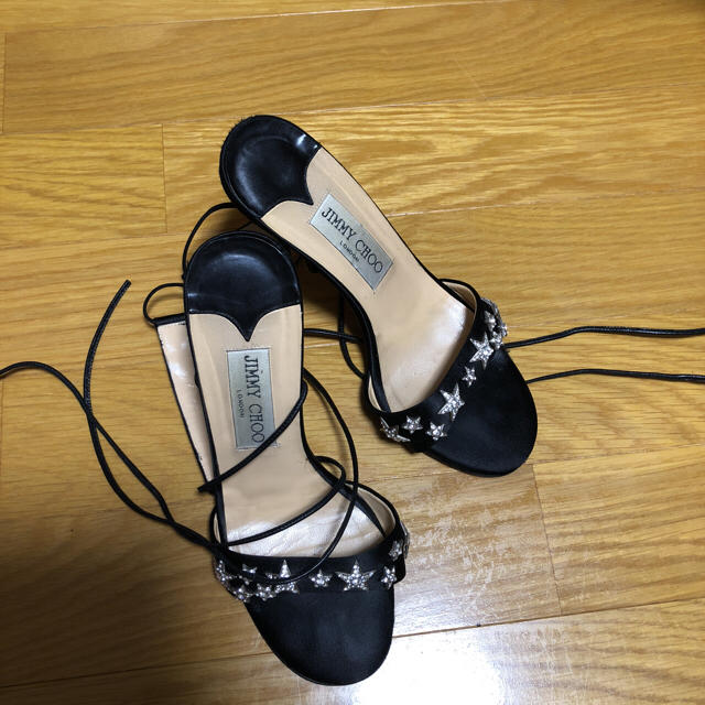 JIMMY CHOO(ジミーチュウ)のお値下げ！ジミーチュウ レースアップサンダル 35 レディースの靴/シューズ(サンダル)の商品写真