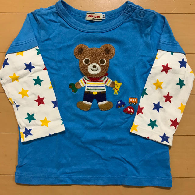 mikihouse(ミキハウス)のミキハウス☆長袖Tシャツ2枚セット☆80 キッズ/ベビー/マタニティのベビー服(~85cm)(Ｔシャツ)の商品写真