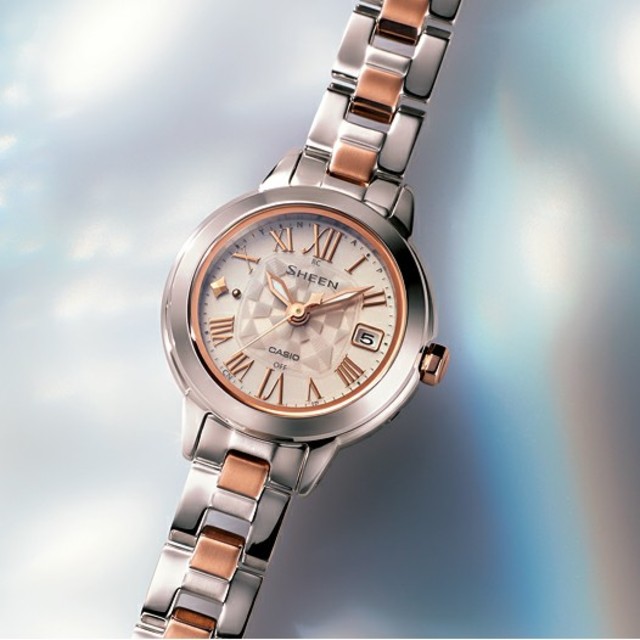 CASIO【ソーラー時計】 SHEEN❗値下げ❗ レディース ファッション小物