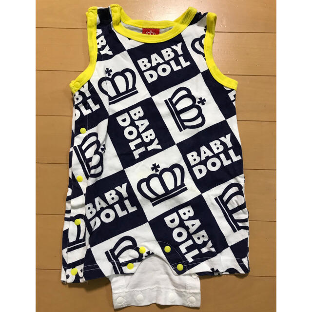 BABYDOLL(ベビードール)のベビードール☆ノースリーブロンパース☆70 キッズ/ベビー/マタニティのベビー服(~85cm)(ロンパース)の商品写真