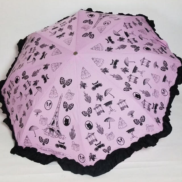 LADUREE(ラデュレ)のLADUREE ラドゥレ ワンタッチ折りたたみ傘 レディースのファッション小物(傘)の商品写真